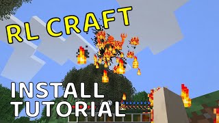 How To Manually Install RLCraft In Minecraft Java EditionWithout Twitch [upl. by Adnorrehs]