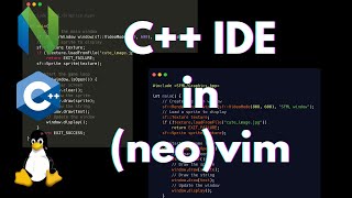 C IDE experience in Neovim [upl. by Modeerf]