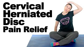 10 Best Cervical Herniated Disc Exercises amp Stretches  Ask Doctor Jo [upl. by Naujej703]