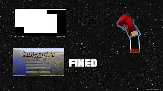 How To Fix Minecraft White Screen Tutorial [upl. by Aisayt629]