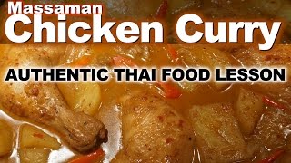 Authentic Thai Recipe for Massaman Chicken Curry [upl. by Diao777]