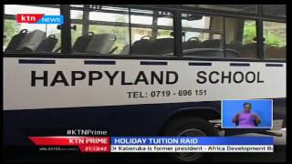 KTN Prime Education Ministry storm Happyland Preparatory and suspends the school for tutoring [upl. by Hegarty]