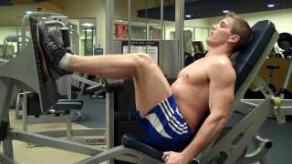 How To Seated Leg Press Cybex [upl. by Esinwahs914]