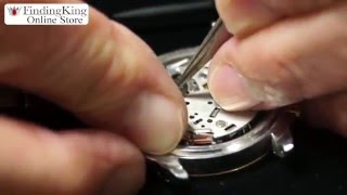 How to change the battery on a waterproof watch [upl. by Refinneg427]