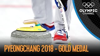 USA vs SWE  Mens Curling  Full Gold Medal Match  PyeongChang 2018 Replays [upl. by Arayt]