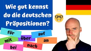 Verben  Präpositionen  A2 B1 B2  Learn German  Deutsch lernen [upl. by Carla290]