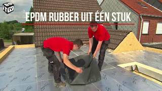 Easyroof lijmtechniek EPDM dak [upl. by Aivon]