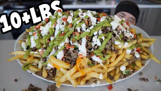 MASSIVE Carne Asada Fries Challenge 10lbs [upl. by Ferren]