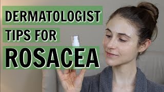 DERMATOLOGIST TIPS FOR ROSACEA SKIN CARE PRODUCTS DR DRAY [upl. by Lenox729]