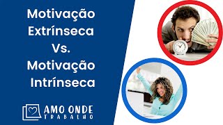 Motivação Intrínseca Vs Motivação Extrínseca [upl. by Jamill]