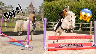 JUMPING MY HORSE WITHOUT A BRIDLE FOR THE FIRST TIME [upl. by Ahsiet]