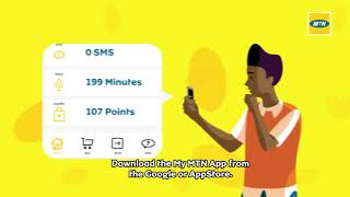 MTN TIPs How to check your airtime usage on MyMTN app [upl. by Tait29]