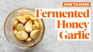 How to Make Fermented Honey Garlic [upl. by Etiuqal]