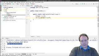 Java String Format [upl. by Eislrahc349]