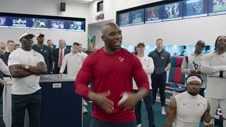 LOCKER ROOM  Head Coach DeMeco Ryans “THAT’S TEXANS FOOTBALL” [upl. by Catriona]