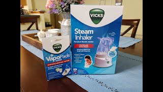 Vicks Steam Inhaler English Demonstration [upl. by Auburta]