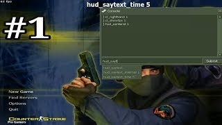 Counter Strike 16 console commands  Tutorial  1 [upl. by Drawdesemaj]