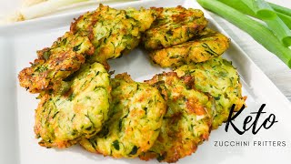 Keto Zucchini Fritters [upl. by Aliehs337]