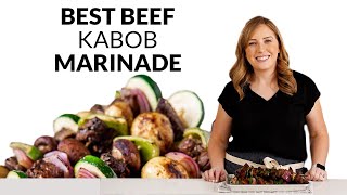 How to Make Beef Kabob Marinade [upl. by Yroffej]