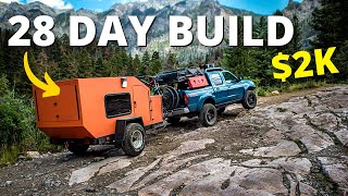 FULL TOUR  How To Build an AFFORDABLE CAMPER in 4 Weeks [upl. by Ide]