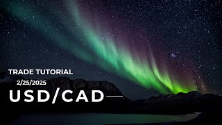 USDCAD TRADE TUTORIAL 2 25 2025 [upl. by Salkcin]