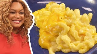 Sunny Anderson Makes Mac and Cheese with Kevin Fredericks  The Kitchen  Food Network [upl. by Notanhoj136]