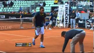 Troicki has a McEnroe moment [upl. by Aihseyt]