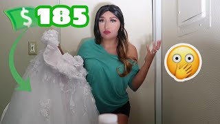 Hebeos Wedding Dress Review CHEAP WEDDING DRESS [upl. by Nodababus]