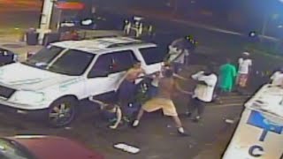 Pompano Beach gas station shooting caught on camera [upl. by Elfrieda]