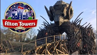 Alton Towers Vlog March 2018 [upl. by Enytnoel]