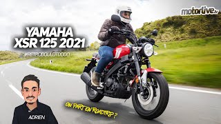 YAMAHA XSR 125 2021 l TEST MOTORLIVE [upl. by Ahsimek575]