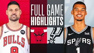 BULLS at SPURS  FULL GAME HIGHLIGHTS  December 8 2023 [upl. by Portland]