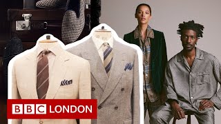 Savile Row tailors selling pyjamas and loungewear [upl. by Aibos]