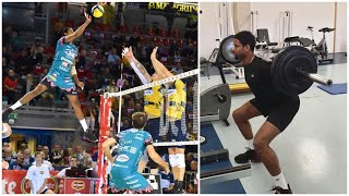 How to Jump Like Wilfredo Leon  Crazy Jump Volleyball Training [upl. by Ardnaek617]