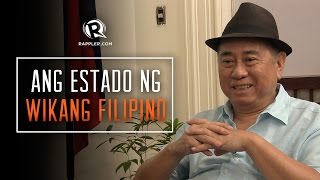 Ang estado ng wikang Filipino The state of the Filipino language [upl. by Ocsic]