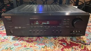 onkyo HTR500 av receiver [upl. by Sualocin]