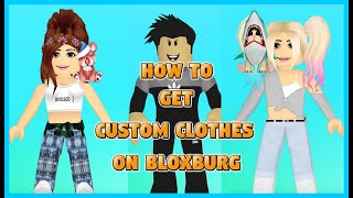 How to ADD clothing codes to BLOXBURG  FREE Outfit codes  Roblox [upl. by Esidarap]