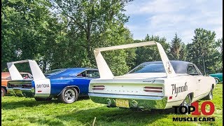 Detroit Muscles Top 10 Muscle Cars [upl. by Laehpar]