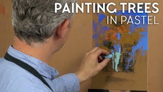 Painting Trees In Pastel [upl. by Locklin102]