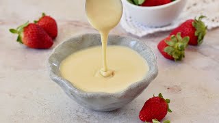 Vegan Condensed Milk SugarFree in 5 minutes [upl. by Naillig720]