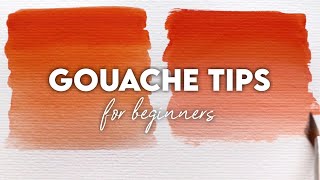 5 Beginner Gouache Mistakes and what to do instead [upl. by Leugar]