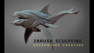 Zbrush Sculpting Time Lapse Zbrush Tutorial [upl. by Longo]