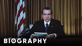 Richard Nixon  US President  Mini Bio  BIO [upl. by Sauers]