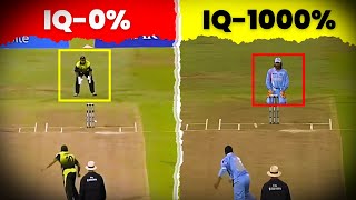 MS Dhoni High IQ Mastermind Moments  TFVCricket [upl. by Ennaihs]