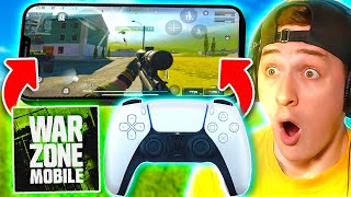 Using CONTROLLER on WARZONE MOBILE IT WORKS 🔥 [upl. by Morganstein]