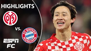 😱 STUNNING RESULT 😱 Mainz vs Bayern Munich  Bundesliga Highlights  ESPN FC [upl. by Cly]