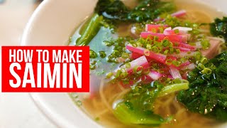 How to Make Hawaiian Saimin Recipe [upl. by Dranel]