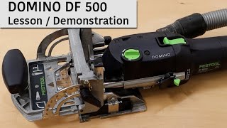 Understanding the Festool Domino DF 500 Demonstration amp Overview [upl. by Russia434]