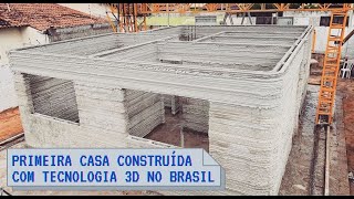 Primeira casa construída com impressão 3D no Brasil [upl. by Shiekh4]