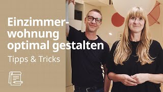 Einzimmerwohnung einrichten  IKEA Tipps amp Tricks [upl. by Eckmann]